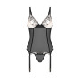 Vila blanes corset et string - Noirs