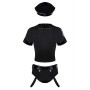 Police set Costume 6 pièces - Noir