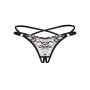 Vila blanes string ouvert - Noir
