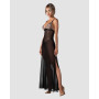 Vila blanes nuisette longue - Noire