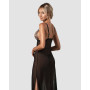 Vila blanes nuisette longue - Noire