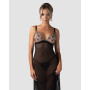 Vila blanes nuisette longue - Noire