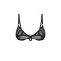 Aurorium demi-soutien-gorge noir