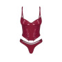 Redya Corset et string rouge