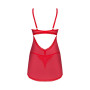 Chilisa babydoll et string - Rouge