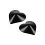Nipple Métal noir Cache tétons cœur - 202400106