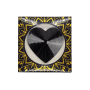 Nipple Métal noir Cache tétons cœur - 202400106