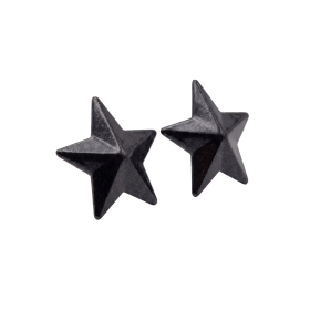 Nipple Métal noir Cache tétons d'étoile - 202400107