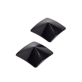 Nipple Métal noir Cache tétons carré - 202400105