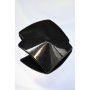 Nipple Métal noir Cache tétons carré - 202400105