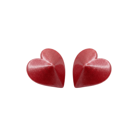 Nipple Métal rouge Cache tétons cœur - 202000106