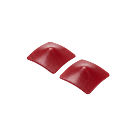 Nipple Métal rouge Cache tétons carré - 202000105