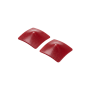 Nipple Métal rouge Cache tétons carré - 202000105