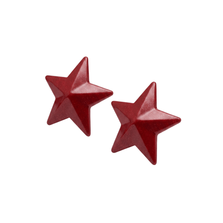 Nipple Métal rouge Cache tétons d'étoile - 202000107