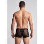 Boxer noir semi opaque 
