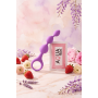 Chapelet anal 3 boules violet silicone 15 cm Pocket Pleasure  1 dosette lubrifiant
