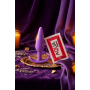 Plug anal violet souple base évasée Pocket Pleasure 1 dosette lubrifiant