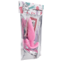 Plug anal rose souple base évasée Pocket Pleasure  1 dosette lubrifiant