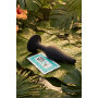 Plug Anal Noir en Silicone avec Ventouse Taille M 11,3 cm Pocket Pleasure  1 dosette de lubrifiant