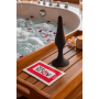 Plug Anal Noir en Silicone avec Ventouse Taille S 10,5 cm Pocket Pleasure  1 dosette de lubrifiant