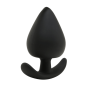 Plug Anal Silicone Noir XS Pocket Pleasure  1 dosette de lubrifiant