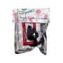Plug Anal Silicone Noir XS Pocket Pleasure  1 dosette de lubrifiant