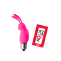 Mini Stimulateur Clitoridien Lapin Rose  1 dosette lubrifiant — Pocket Pleasure