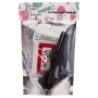 Plug Anal Noir en Silicone avec Ventouse Taille M 11,3 cm Pocket Pleasure  1 dosette de lubrifiant