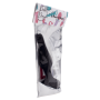 Plug Anal Noir en Silicone avec Ventouse Taille M 11,3 cm Pocket Pleasure  1 dosette de lubrifiant
