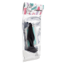 Plug Anal Noir en Silicone avec Ventouse Taille S 10,5 cm Pocket Pleasure  1 dosette de lubrifiant