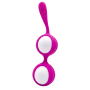 Boules de Geisha Fuchsia Silicone  1 dosette lubrifiant — Pocket Pleasure