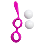 Boules de Geisha Fuchsia Silicone  1 dosette lubrifiant — Pocket Pleasure