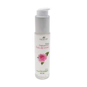 Eau florale naturelle à la rose de Damas - 50ml 100% naturelle - Format voyage