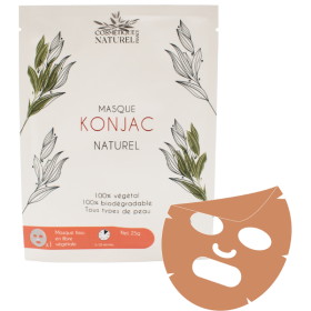 Masque konjac - Argile rouge
