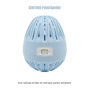 Boule de lavage machine à laver bleue  recharge - senteur printanière