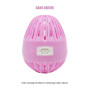 Boule de lavage machine à laver rose  recharge - Sans odeur