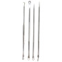 Kit de 4 extracteurs boutons et comédons  boitier