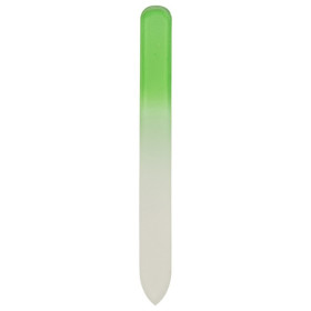 Lime à ongles verte en verre