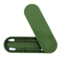 2 cotons-tiges réutilisables  boite de rangement - Vert