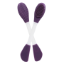 Spatule  brosse visage à double face violette