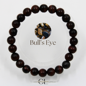 Bracelet en pierres naturelles Oeil de Taureau A 8mm