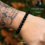 Bracelet en pierres naturelles Obsidienne noire A 8mm