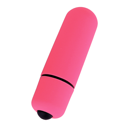 Mini Vibromasseur Bullet Rose  1 dosette lubrifiant — Pocket Pleasure