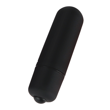 Mini Vibromasseur Bullet Noir  1 dosette lubrifiant — Pocket Pleasure