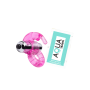 Anneau Vibrant Lapin Rose  1 dosette lubrifiant — Pocket Pleasure