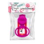 Anneau vibrant 1 seul mode de vibration très extensible rose Pocket Pleasure  1 dosette de lubrifiant