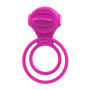 Anneau vibrant 1 seul mode de vibration très extensible rose Pocket Pleasure  1 dosette de lubrifiant