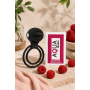Anneau vibrant 1 seul mode de vibration très extensible noir Pocket Pleasure  1 dosette de lubrifiant