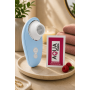Vibromasseur bleu à langue vibrante pour cunnilingus - BOZ-005BLU