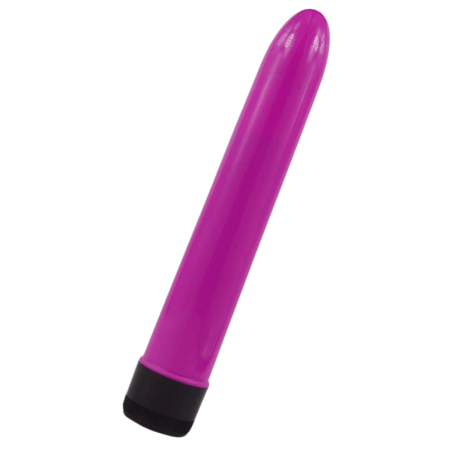 Vibromasseur dur rose violet 17.5 cm - ZOD-010
